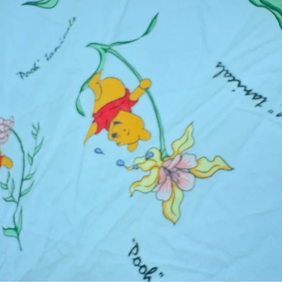 Vintage Disney Winnie the Pooh Tigger  Poohtanicals duvet & ruffle pillow shams - Picture 9 of 15